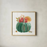 Wooded Harvest X by Beth Grove. Shown in a natural wood glass frame for a timeless modern aesthetic. Available as an archival giclee rolled canvas, fine art paper, or poster print. SKU 80877a.