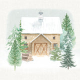 Wooded Winter II by Beth Grove. SKU 88956a. Archival Giclee Fine art print for wall decor.