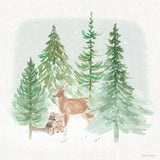 Wooded Winter III by Beth Grove. SKU 88957a. Archival Giclee Fine art print for wall decor.