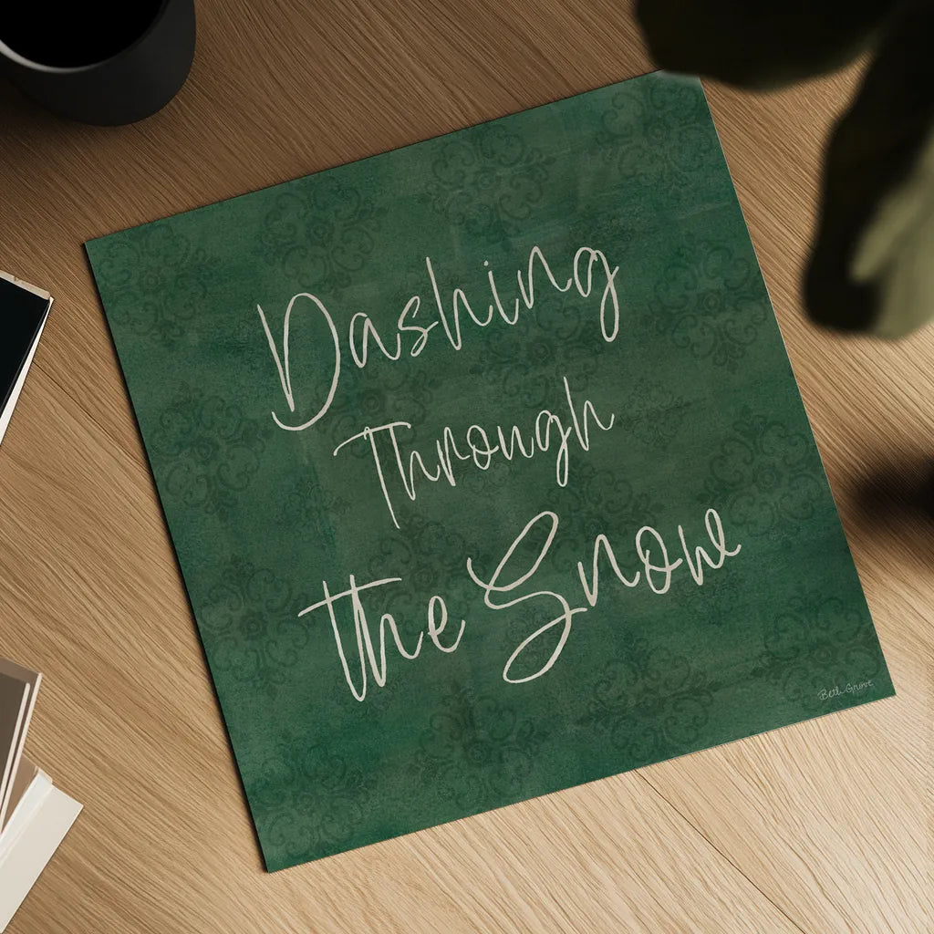 Wooded Winter VII by Beth Grove. Shown as a detailed flat fine art print, highlighting archival giclee quality. Available as an archival giclee rolled canvas, fine art paper, or poster print. SKU 88961a.