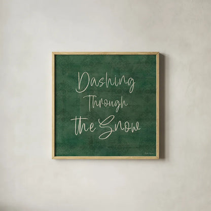 Wooded Winter VII by Beth Grove. Shown in a natural wood glass frame for a timeless modern aesthetic. Available as an archival giclee rolled canvas, fine art paper, or poster print. SKU 88961a.