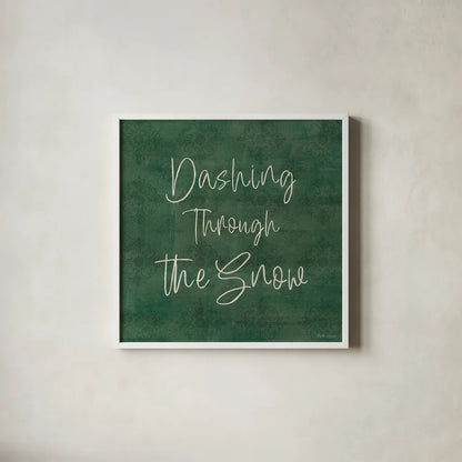 Wooded Winter VII by Beth Grove. Shown in a crisp white glass frame for a clean and minimalist style. Available as an archival giclee rolled canvas, fine art paper, or poster print. SKU 88961a.