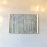 Woodland Love I by Beth Grove. shown as a paper print in a white frame. Available as a archival giclee rolled canvas, fine art paper, or poster print. SKU 78987i.