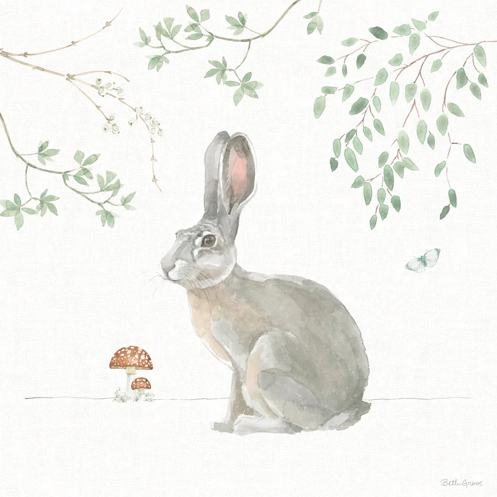 Woodland Love III by Beth Grove. SKU 78989a. Archival Giclee Fine art print for wall decor.