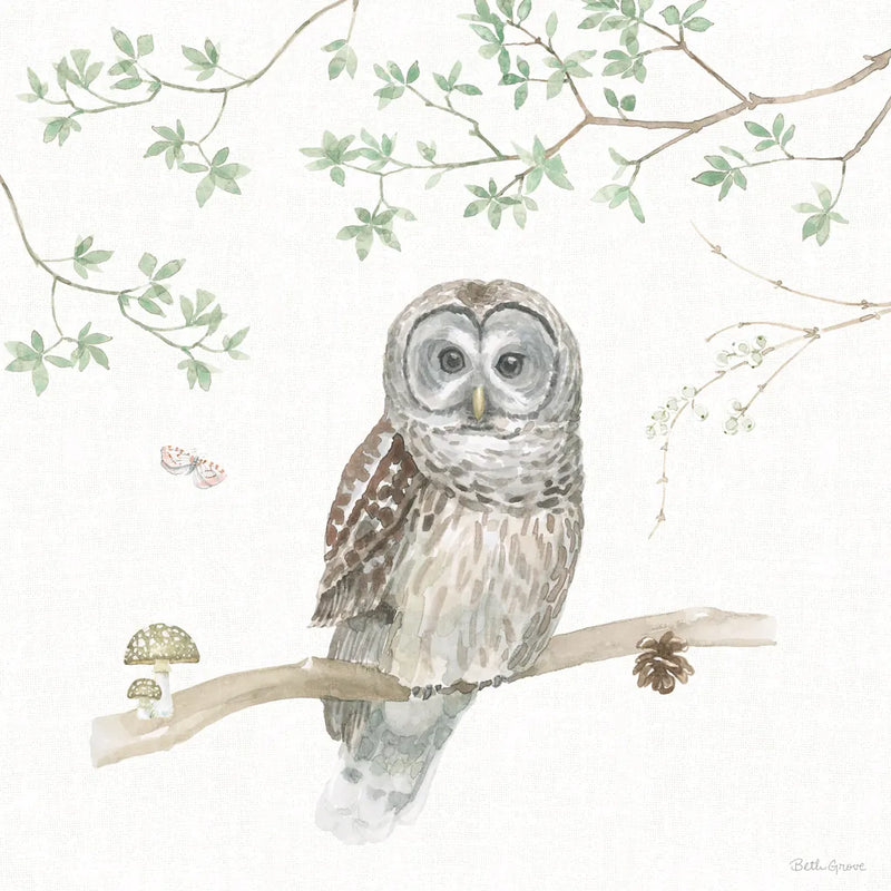 Woodland Love IV by Beth Grove. SKU 78990a. Archival Giclee Fine art print for wall decor.