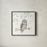 Woodland Love IV by Beth Grove. Shown in a sleek black glass frame for a contemporary gallery look. Available as an archival giclee rolled canvas, fine art paper, or poster print. SKU 78990a.