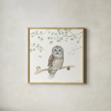 Woodland Love IV by Beth Grove. Shown in a natural wood glass frame for a timeless modern aesthetic. Available as an archival giclee rolled canvas, fine art paper, or poster print. SKU 78990a.