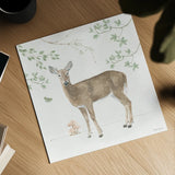 Woodland Love V by Beth Grove. Shown as a detailed flat fine art print, highlighting archival giclee quality. Available as an archival giclee rolled canvas, fine art paper, or poster print. SKU 78991a.