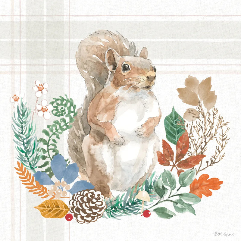 Woodland Wander III by Beth Grove. SKU 96347a. Archival Giclee Fine art print for wall decor.