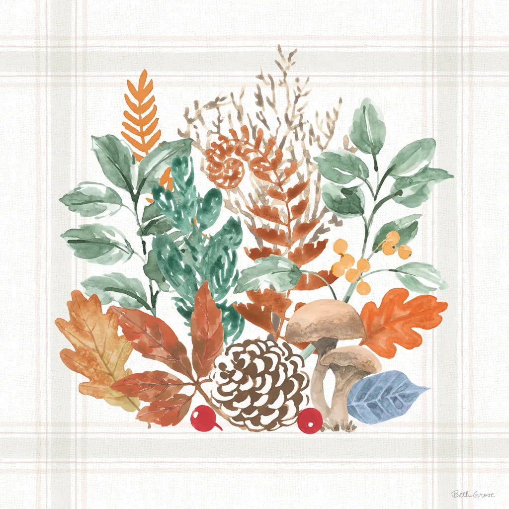 Woodland Wander VI by Beth Grove. SKU 96350a. Archival Giclee Fine art print for wall decor.