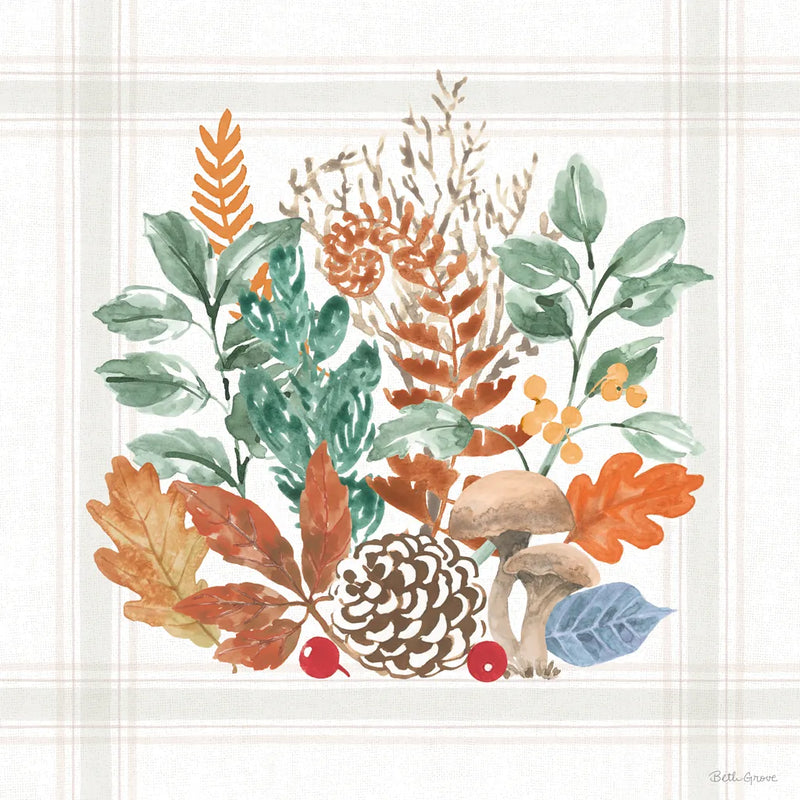 Woodland Wander VI by Beth Grove. SKU 96350a. Archival Giclee Fine art print for wall decor.