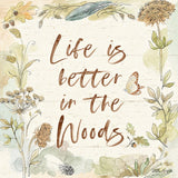 Woodland Wreath V by Beth Grove. SKU 43915a. Archival Giclee Fine art print for wall decor.