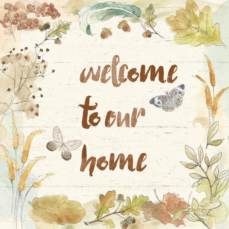 Woodland Wreath VI Home by Beth Grove. SKU 46479a. Archival Giclee Fine art print for wall decor.