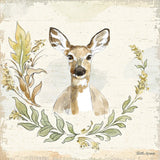 Woodland Wreath VII by Beth Grove. SKU 43917a. Archival Giclee Fine art print for wall decor.