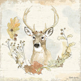 Woodland Wreath VIII by Beth Grove. SKU 43918a. Archival Giclee Fine art print for wall decor.