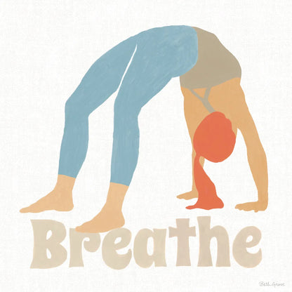 Yoga Sesh II by Beth Grove. SKU 86993a. Archival Giclee Fine art print for wall decor.