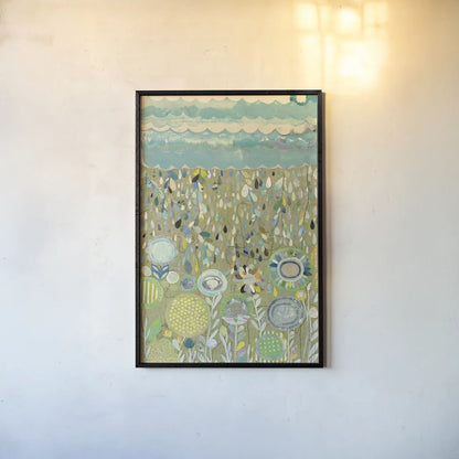 After the Rain by Candra Boggs. shown as a paper print in a black flame. Available as a archival giclee rolled canvas, fine art paper, or poster print. SKU 22718h.