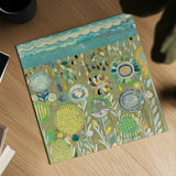 After the Rain Square by Candra Boggs. Shown as a detailed flat fine art print, highlighting archival giclee quality. Available as an archival giclee rolled canvas, fine art paper, or poster print. SKU 22718a.