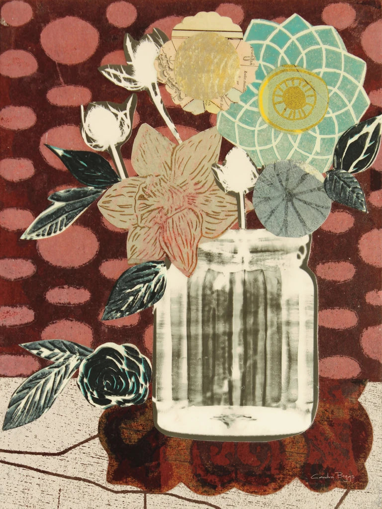 Floral Fling I Cream by Candra Boggs