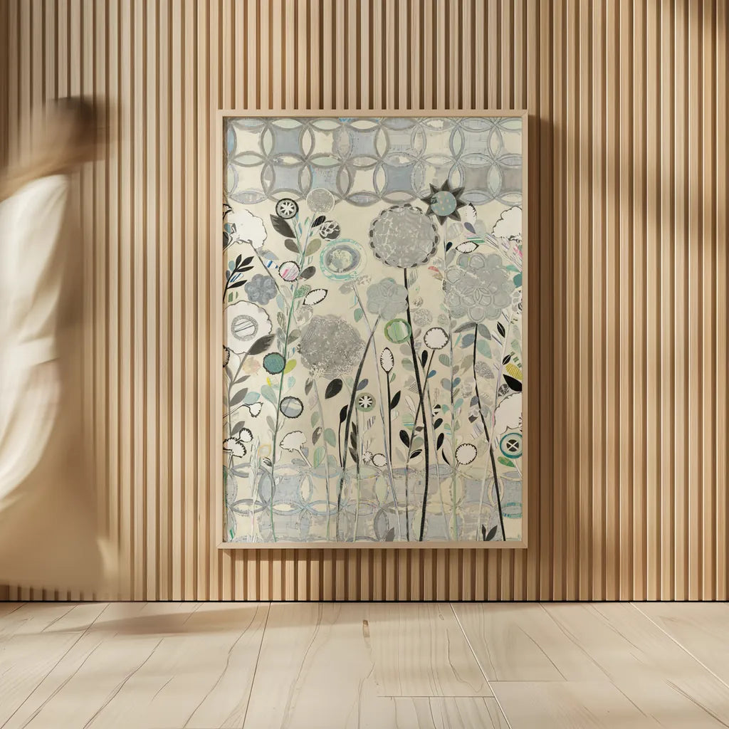 Interlocking Shadows by Candra Boggs. shown as over sized large wall art. Available as an archival giclee rolled canvas, fine art paper, or poster print. SKU 22435h.