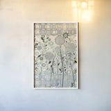 Interlocking Shadows by Candra Boggs. shown as a paper print in a white frame. Available as a archival giclee rolled canvas, fine art paper, or poster print. SKU 22435h.