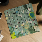 Natural Garden I by Candra Boggs. Shown as a detailed flat fine art print, highlighting archival giclee quality. Available as an archival giclee rolled canvas, fine art paper, or poster print. SKU 22631a.
