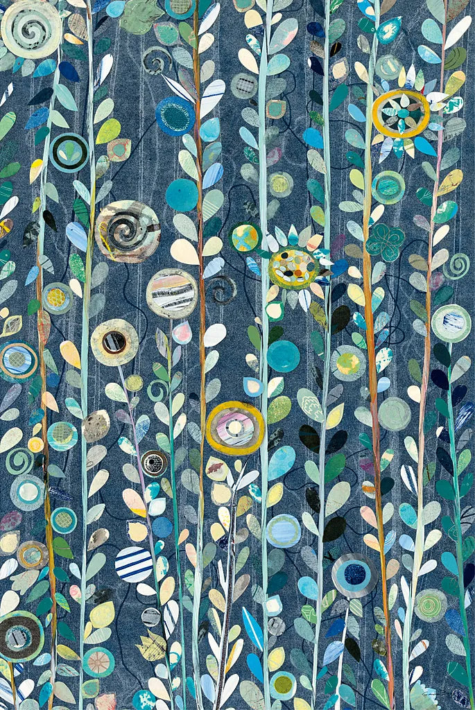 Navy Blue Sky by Candra Boggs. SKU 22721h. Archival Giclee Fine art print for wall decor.