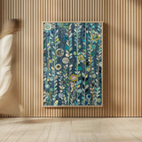 Navy Blue Sky by Candra Boggs. shown as over sized large wall art. Available as an archival giclee rolled canvas, fine art paper, or poster print. SKU 22721h.