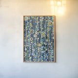 Navy Blue Sky by Candra Boggs. shown as a paper print in a natural frame. Available as a archival giclee rolled canvas, fine art paper, or poster print. SKU 22721h.