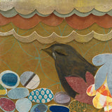 Nesting Birds I by Candra Boggs. SKU 19586a. Archival Giclee Fine art print for wall decor.