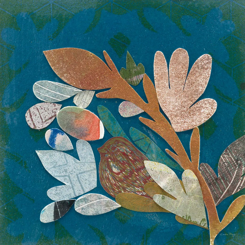 Nesting Birds II by Candra Boggs. SKU 19587a. Archival Giclee Fine art print for wall decor.