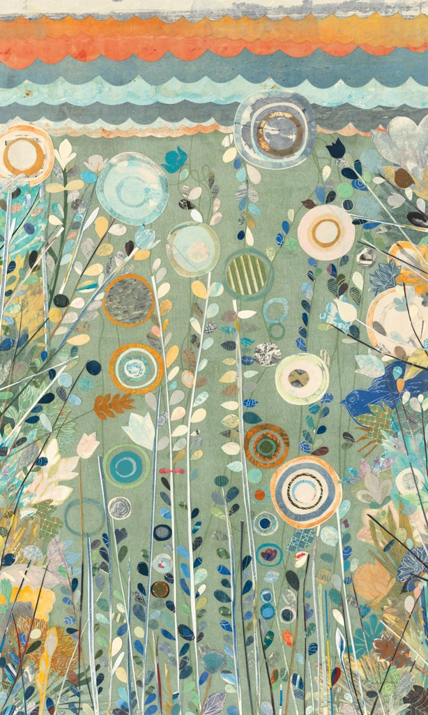 Ocean Garden II Green by Candra Boggs