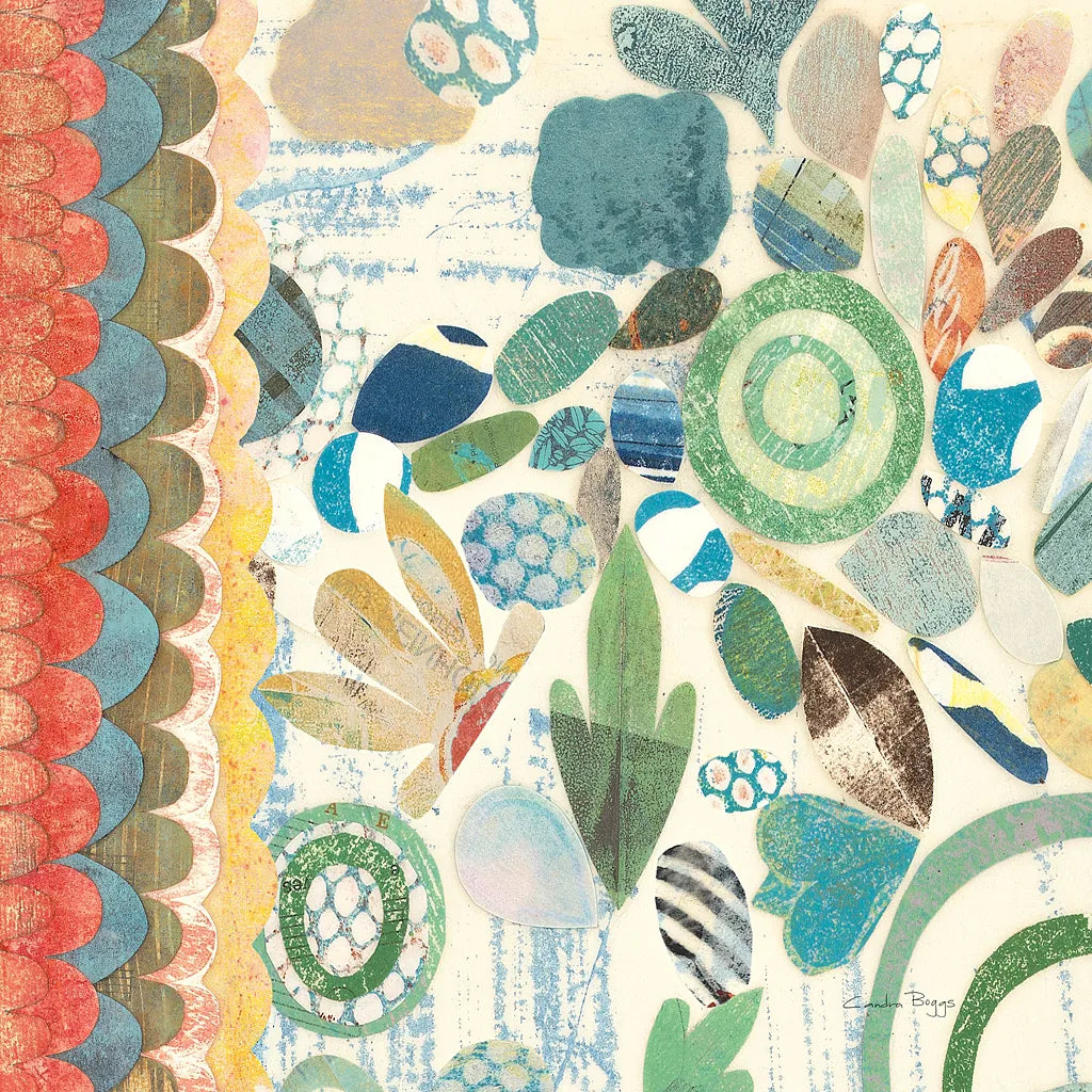 Raining Flowers II by Candra Boggs. SKU 22632a. Archival Giclee Fine art print for wall decor.