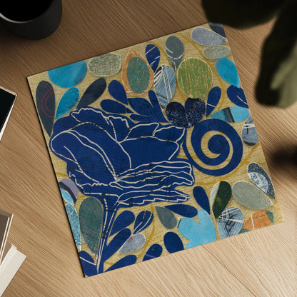 Rose I by Candra Boggs. Shown as a detailed flat fine art print, highlighting archival giclee quality. Available as an archival giclee rolled canvas, fine art paper, or poster print. SKU 20434a.