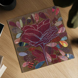 Rose II by Candra Boggs. Shown as a detailed flat fine art print, highlighting archival giclee quality. Available as an archival giclee rolled canvas, fine art paper, or poster print. SKU 20435a.