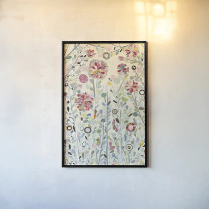 Spring Blossoms by Candra Boggs. shown as a paper print in a black flame. Available as a archival giclee rolled canvas, fine art paper, or poster print. SKU 22710h.