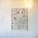 Spring Blossoms by Candra Boggs. shown as a paper print in a white frame. Available as a archival giclee rolled canvas, fine art paper, or poster print. SKU 22710h.