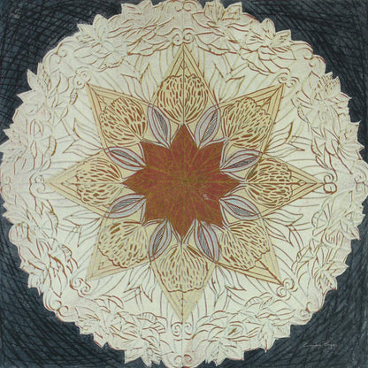 Starshine Mandala I by Candra Boggs. SKU 88490a. Archival Giclee Fine art print for wall decor.