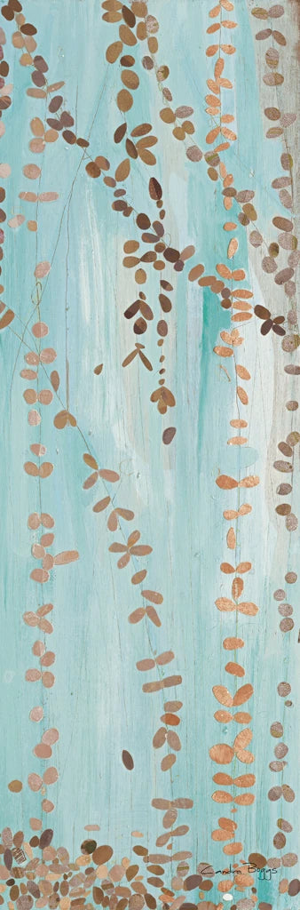 Trailing Vines III Blue by Candra Boggs