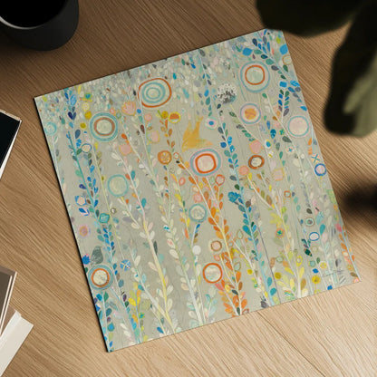 Under the Rain by Candra Boggs. Shown as a detailed flat fine art print, highlighting archival giclee quality. Available as an archival giclee rolled canvas, fine art paper, or poster print. SKU 19597a.