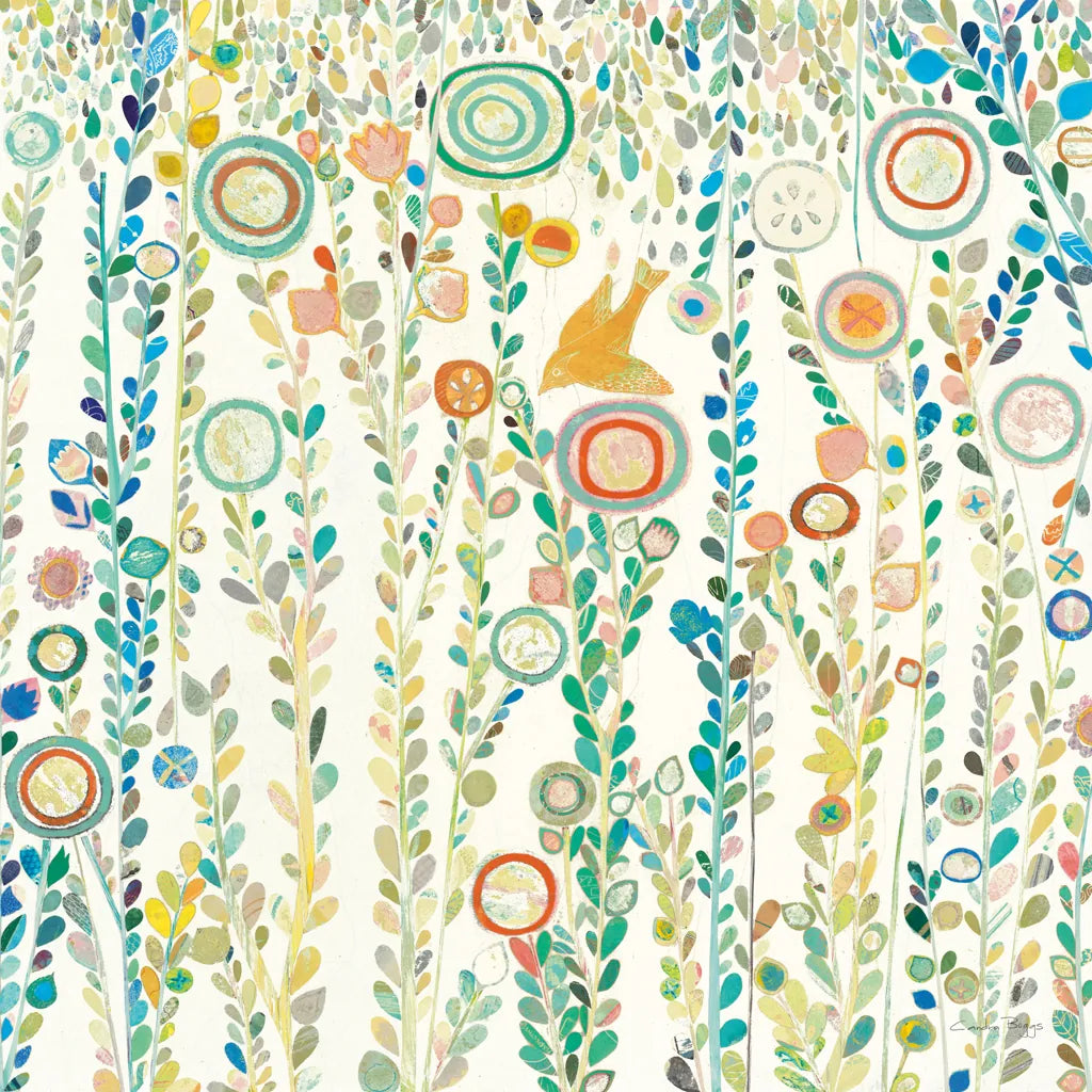 Under the Rain White by Candra Boggs. SKU 89910a. Archival Giclee Fine art print for wall decor.