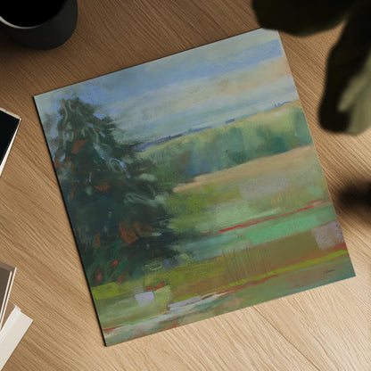 Abstract Field I by Carol Rowan. Shown as a detailed flat fine art print, highlighting archival giclee quality. Available as an archival giclee rolled canvas, fine art paper, or poster print. SKU 21446a.