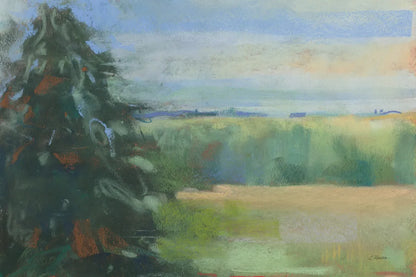 Abstract Field I Crop by Carol Rowan. SKU 21446i. Archival Giclee Fine art print for wall decor.