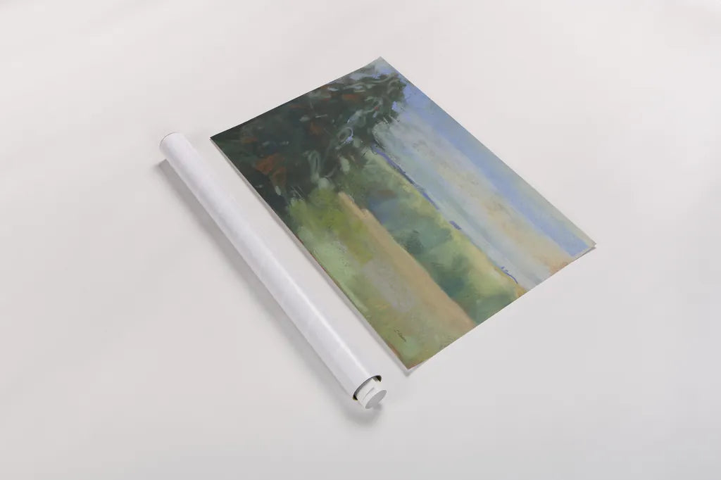 Abstract Field I Crop by Carol Rowan. shown as a rolled paper print. Available as archival giclee rolled canvas, fine art paper, or poster print. SKU 21446i.