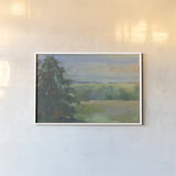 Abstract Field I Crop by Carol Rowan. shown as a paper print in a white frame. Available as a archival giclee rolled canvas, fine art paper, or poster print. SKU 21446i.
