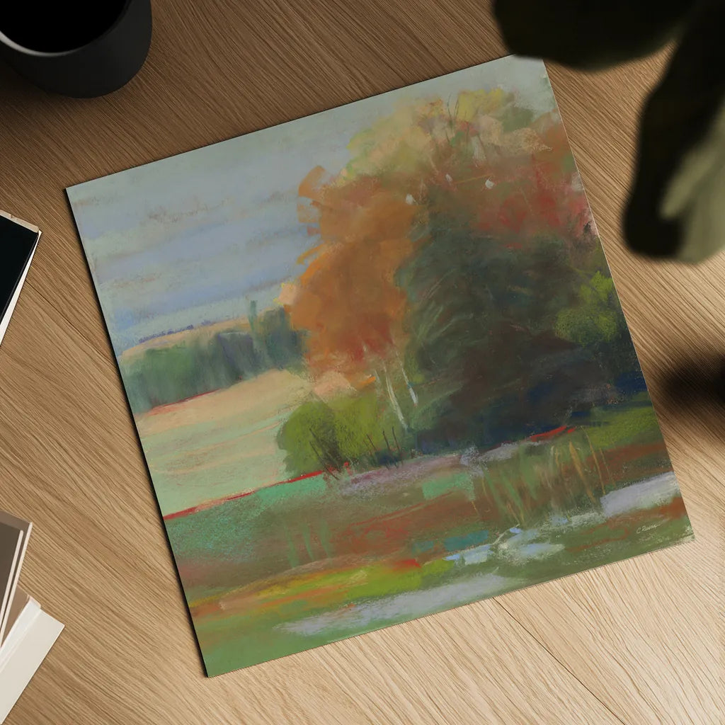 Abstract Field II by Carol Rowan. Shown as a detailed flat fine art print, highlighting archival giclee quality. Available as an archival giclee rolled canvas, fine art paper, or poster print. SKU 21447a.