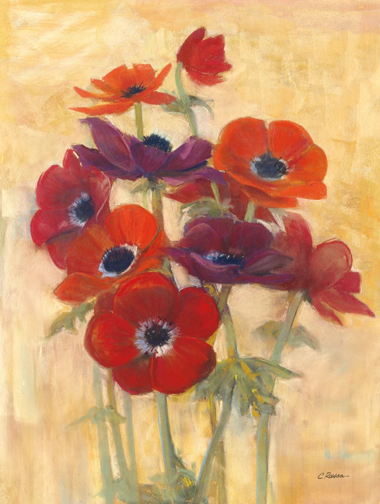 Anemone Bouquet I by Carol Rowan
