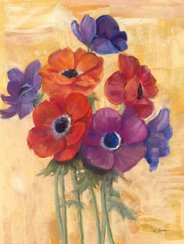 Anemone Bouquet II by Carol Rowan