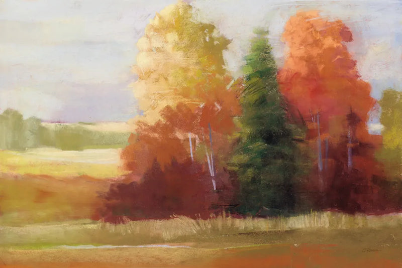 Autumn Leaves by Carol Rowan. SKU 21448i. Archival Giclee Fine art print for wall decor.