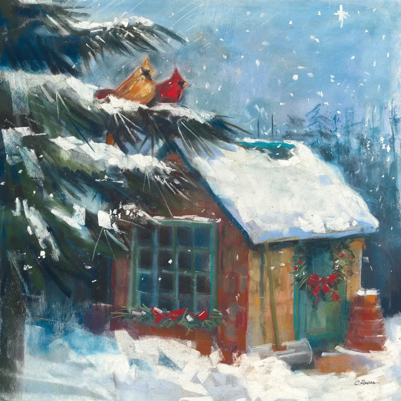 Backyard Beauty by Carol Rowan. SKU 17608a. Archival Giclee Fine art print for wall decor.